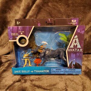 Avatar 2 Jake Sully vs Thanator Figures Way of The Water World of Pandora